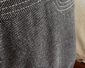 Pantalones vaqueros anchos grises de NWOT con pespuntes (talla 10)