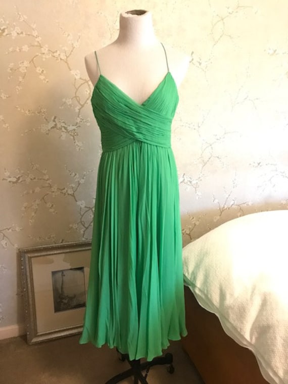 green emerald velvet dress Alexis Dress main image 0