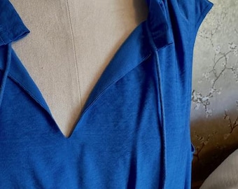 Vestido azul veraniego Iris & Ink de NWOT