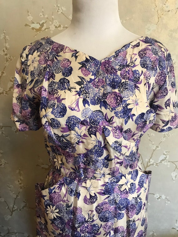 Vintage Early 1950's Wiggle Dress: RARE