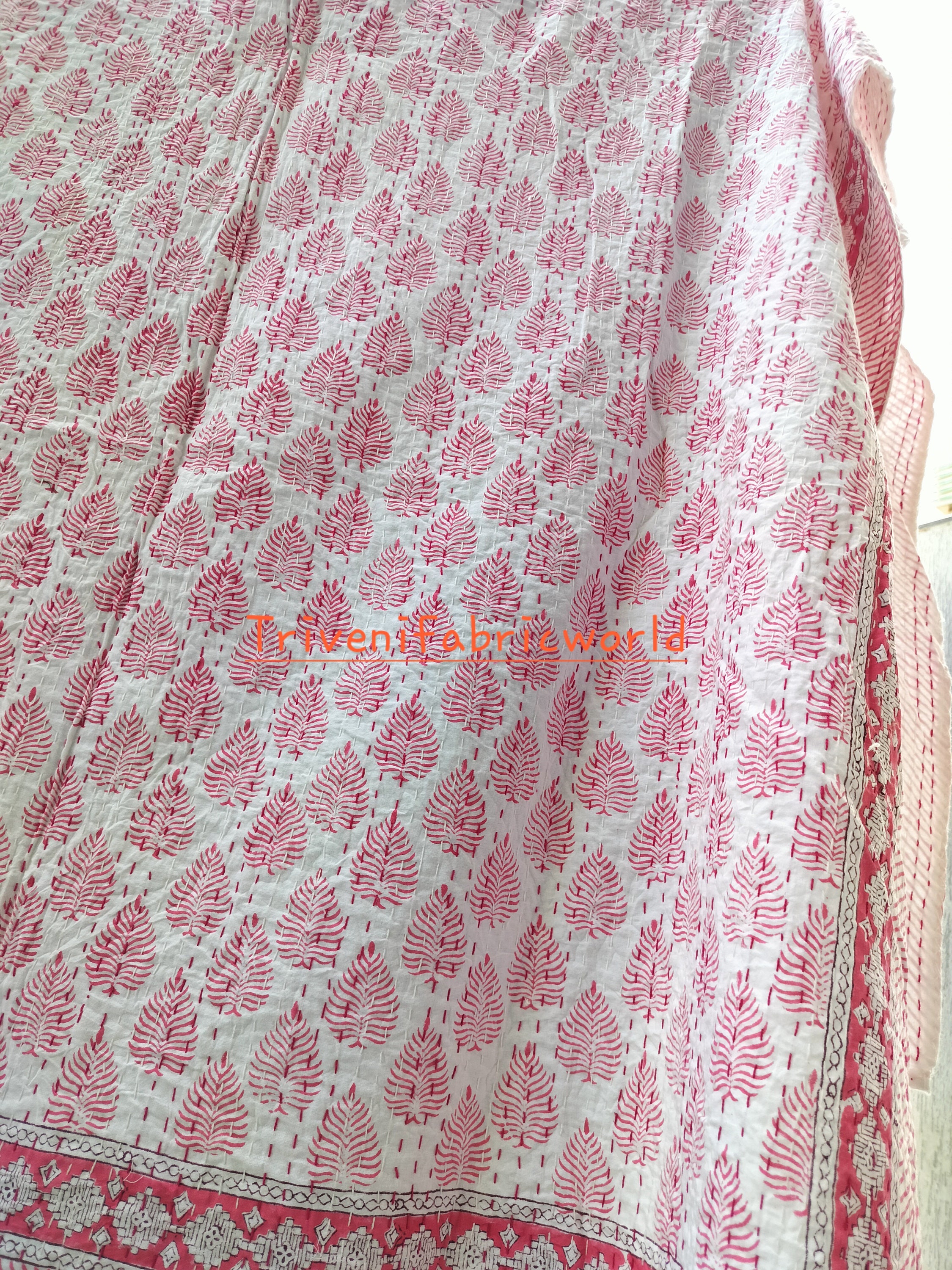 Terra Kantha Top Pink Paisley