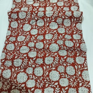 Red Kantha Quilt Handmade Cotton Kantha Bedspreads Handmade Rural Woman Skill Hand Stitching Kantha Throw Blanket Queen King And Twin Size