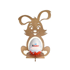 Lot de porte-oeufs de lapin de Pâques - Pack de découpe laser pour la découpe CNC et laser | Modèle SVG pour Glowforge et Cricut | Téléchargement instantané