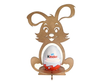 Easter Bunny Egg Holder Bundle - Laser Cut Pack for CNC & Laser Cutting | SVG Template for Glowforge and Cricut | Instant Download