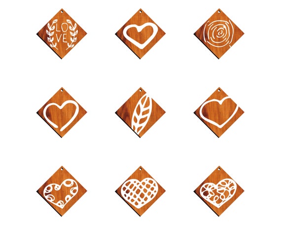 Stunning 36 Earring Svg Bundle - Laser Cut Files for Boho, Geometric, Floral, and Minimalistic Designs - Instant Digital Download P00058