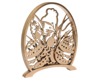 Whimsical Multi-Layer Easter Decoration - Instant Download Laser Cut File - SVG & DXF