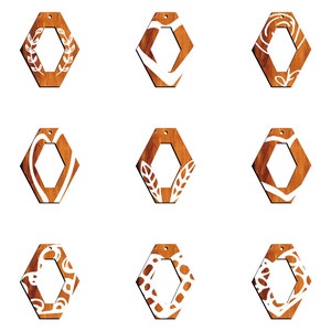 Stunning 36 Earring Svg Bundle - Laser Cut Files for Boho, Geometric, Floral, and Minimalistic Designs - Instant Digital Download P00056