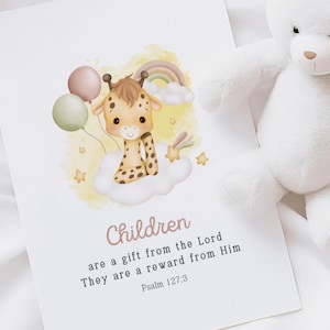 Printable card for Baby Shower, New Baby greeting card, Christian baby shower card, printable card, card with Bible verse, card for mom