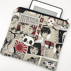 Pochette à liseuse - Manga rouge -