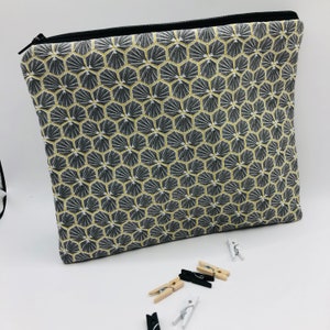 Valigetta piccola - Riad grigio (con zip/rivestita)