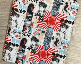 Wasserdichte Hülle für Manga-Bücher/E-Reader (Größe nach Wahl)