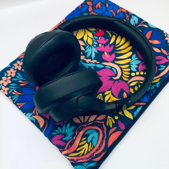 Custodia Per Cuffie Con Cerniera - Morbida, Antipolvere, 22x19x6 Cm - Foto 10