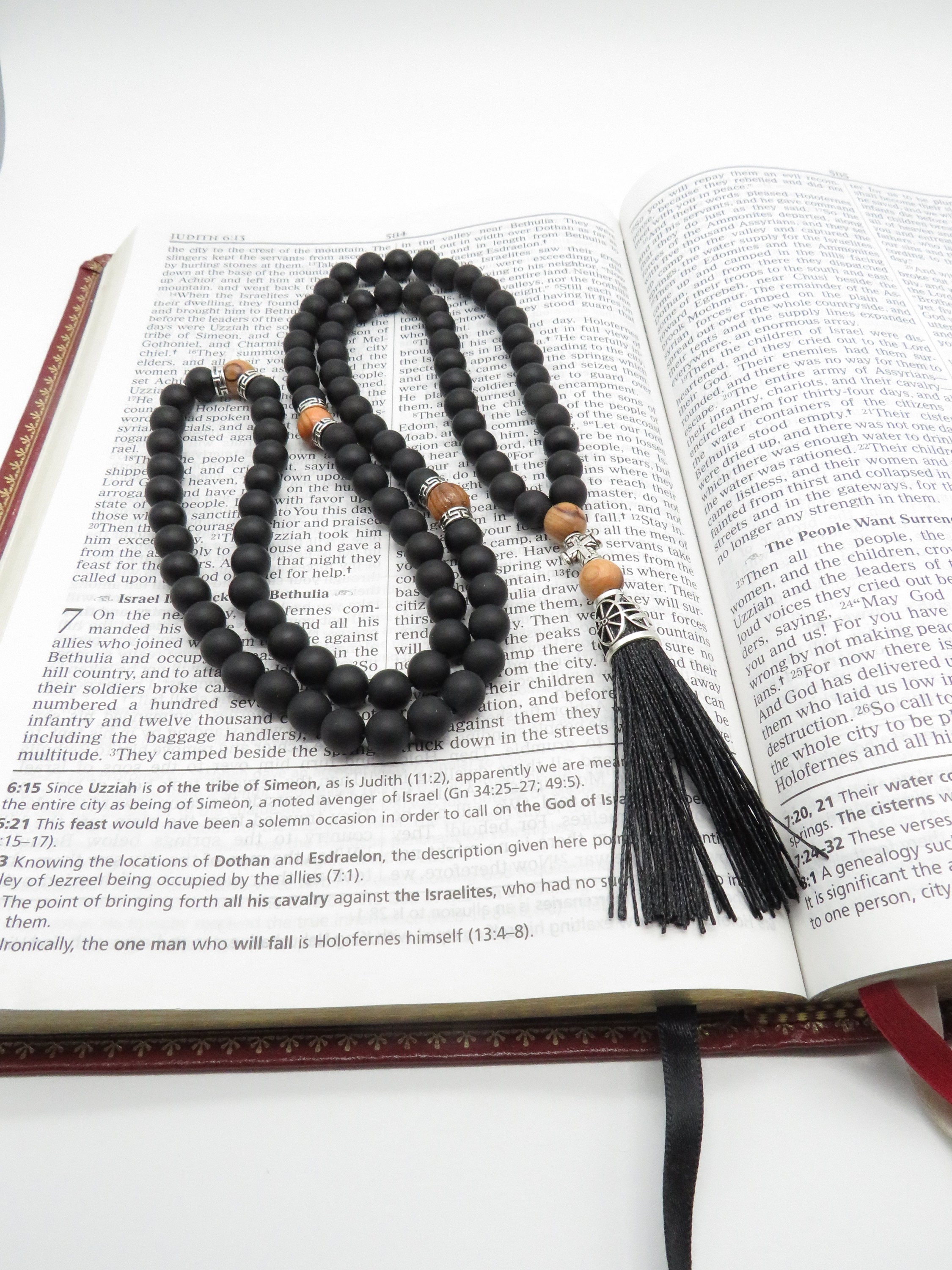 Holy Land Market Orthodox Prayer Rope - 100 Knots Chotki, Komvoskini - Komboskini from Jerusalem (36cm or 14 Inches Long)