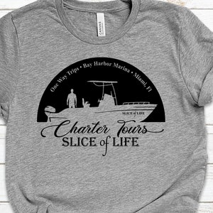 Dexter Morgan Slice of Life Bay Harbor Boat Tours Graphic SVG PNG