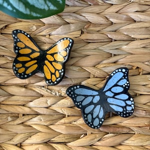 Handmade Ceramic Butterfly Trinket Dish: Whimsical Jewelry Tray