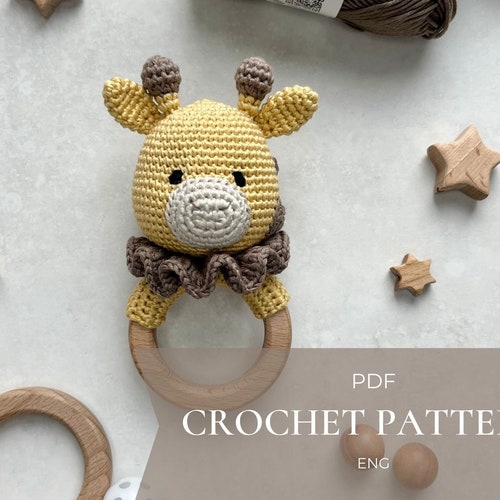 Cat Crochet Rattle Baby Toy Pattern PDF - Etsy