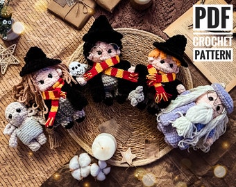 Wizard collection crochet pattern 5 in 1