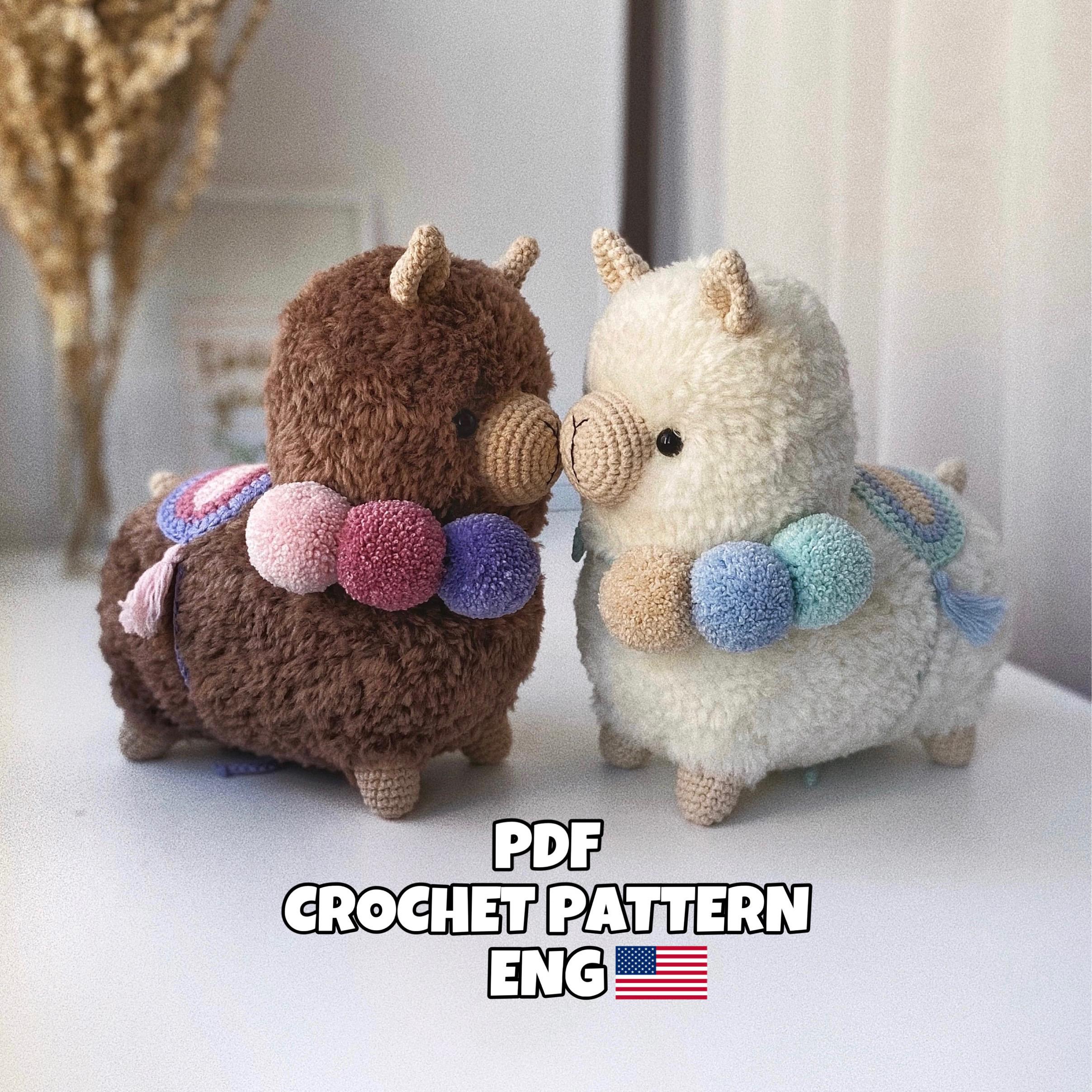 Crochet pattern alpaca PDF in Eng amigurumi lama crochet animals pattern crochet lama