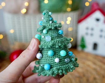 Crochet pattern the Christmas tree. PDF pattern in English.