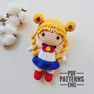 Crochet pattern Sweet Princess English PDF amigurumi pattern cute easy crochet crafts for woman