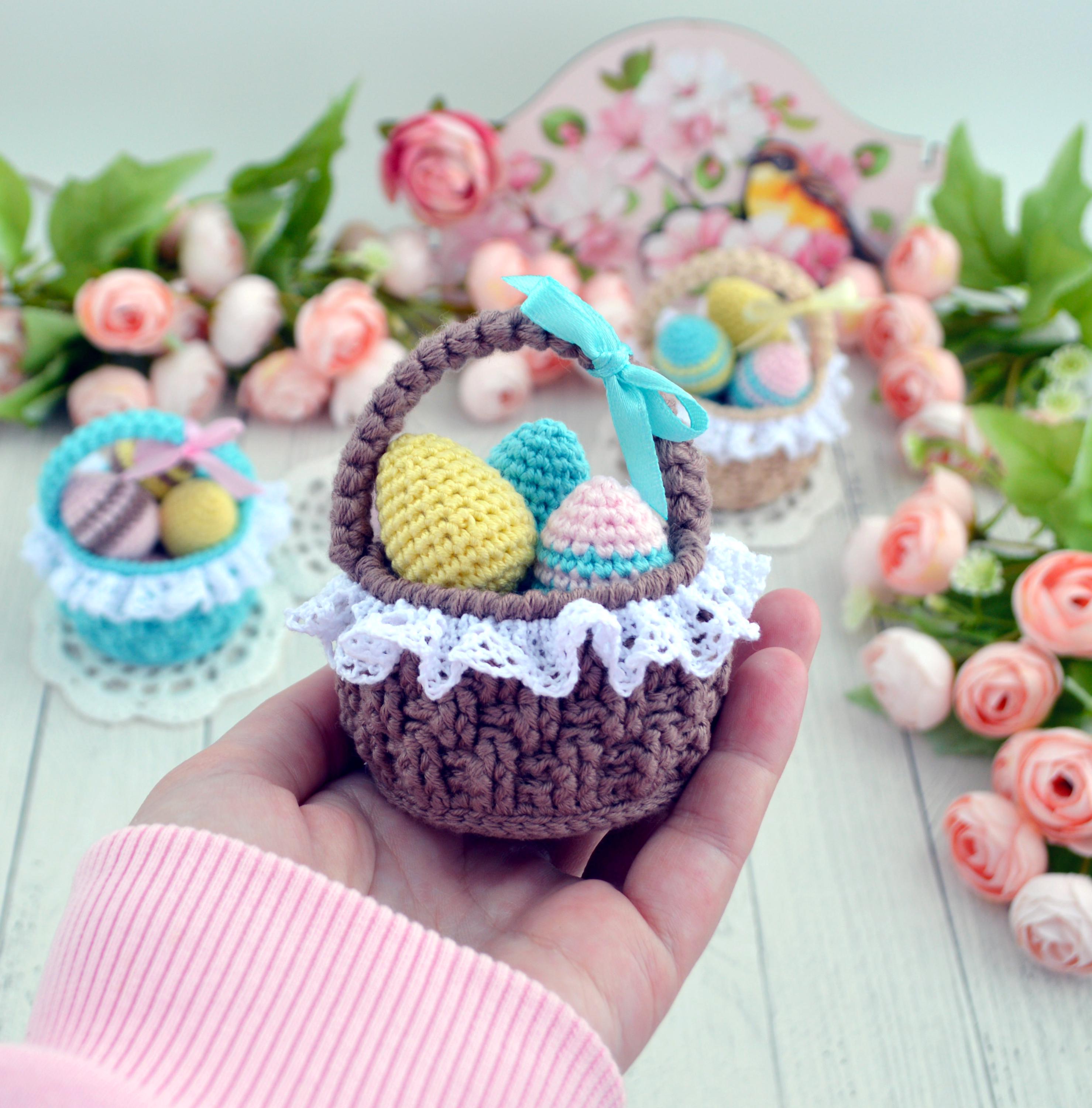 Сrochet Pattern in English Easter Basket PDF - Etsy UK