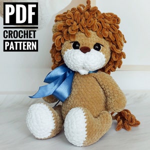 Lion amigurumi crochet pattern