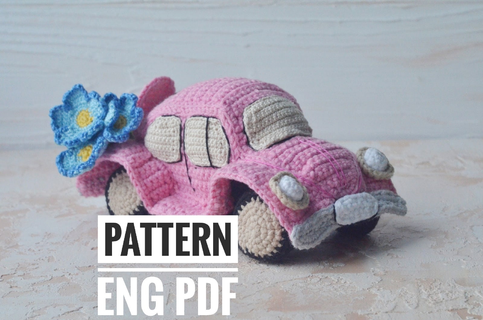 Classic Mini Amigurumi Crochet Pattern PDF Oldtimer