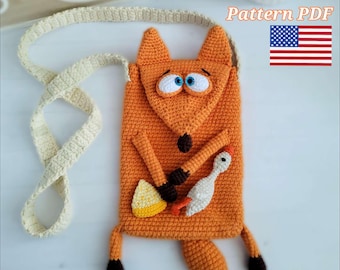 crochet pattern cunning fox the handbag ENG PDF