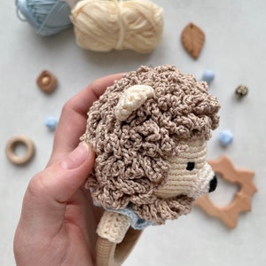 Lion Crochet Rattle Baby Toy Pattern PDF - Etsy