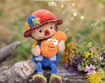Haakpatroon Vogelverschrikker PDF ENG Amigurumi Halloween Guide