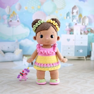 Сrochet Pattern in English Liza Doll - Etsy