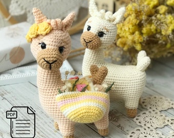 Crochet English Pattern PDF Alpaca Amigurumi Alpaca Crochet Alpaca Crochet Alpaca Toy