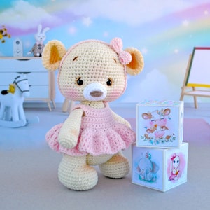 Motif rochet en anglais Petit ours image 5