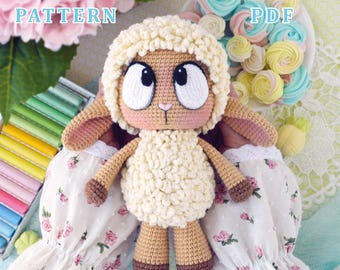Little Sheep crochet pattern in English PDF
