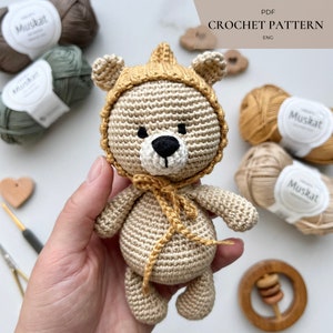 Baby bear toy pattern PDF