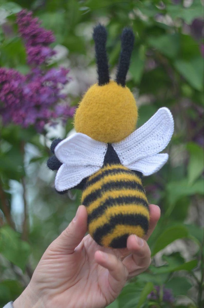 Easy Bee Crochet Pattern for Beginners PDF ENG - Etsy