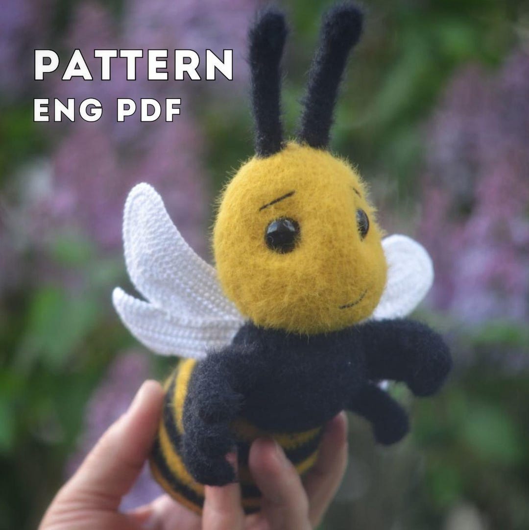 Easy Bee Crochet Pattern for Beginners PDF ENG - Etsy