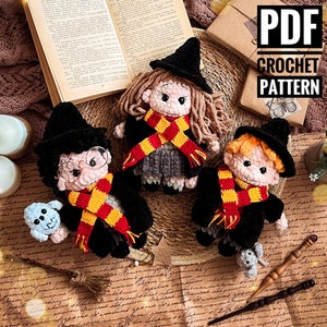 Wizard collection crochet pattern 3 in 1