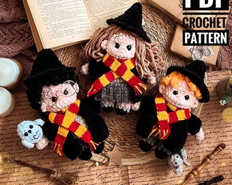 Wizard collection crochet pattern 3 in 1