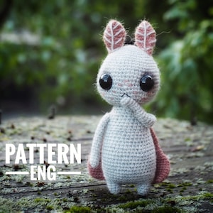 Pdf pattern : Crochet poodle moth, Amigurumi Butterfly, Cute crochet bug