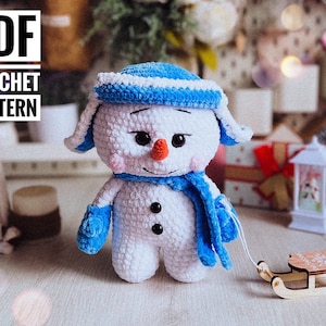 Amigurumi snowman crochet pattern