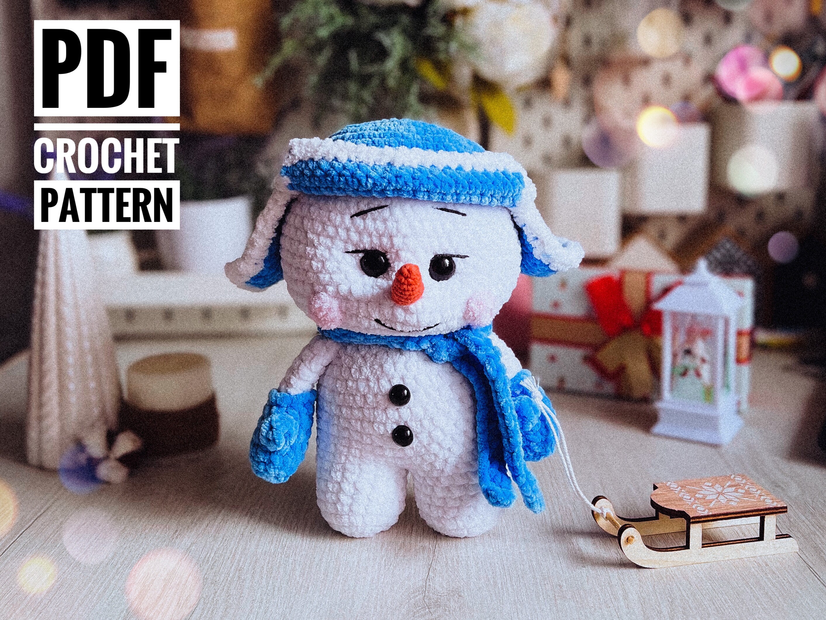 あみぐるみ雪だるま編み図 - Etsy 日本