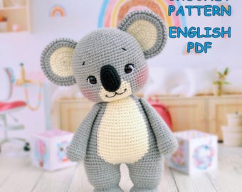 Сrochet pattern in English Koala