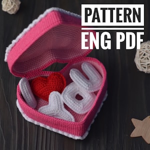 Heart Shaped Box Crochet Pattern, Valentine's Day