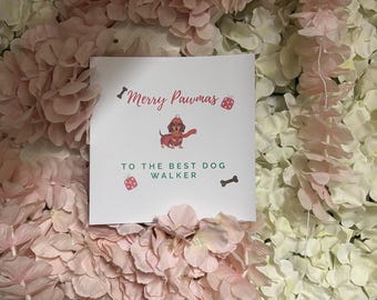 Printable Dog Christmas Card Digital Download Bonus PNG For Sharing