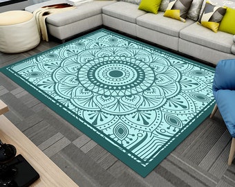 Ethnic Rug, Classic Carpet, Blue Rug, Colorful Rug, Home Decor, Carpet, Rugs For Living Room, Rug Runner, Rugarts, Rugs for bedroom