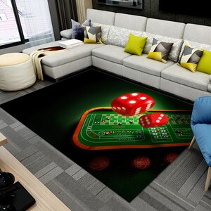 Dice Rug, Game Rug, Colorful Rug, Home Decor, Carpet, Rugs For Living Room, Rug Runner, Rugarts, Non Slip Rug, Soft Rug
