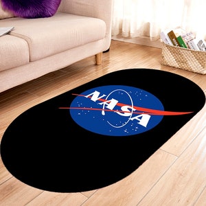 Nasa Pattern Rug,Nasa Rug,Oval Rug,Rugs For Living Room,Rugs for bedroom,Nasa Decor,Décoration D&#39;intérieur,Abstract Rug,Themed Rug