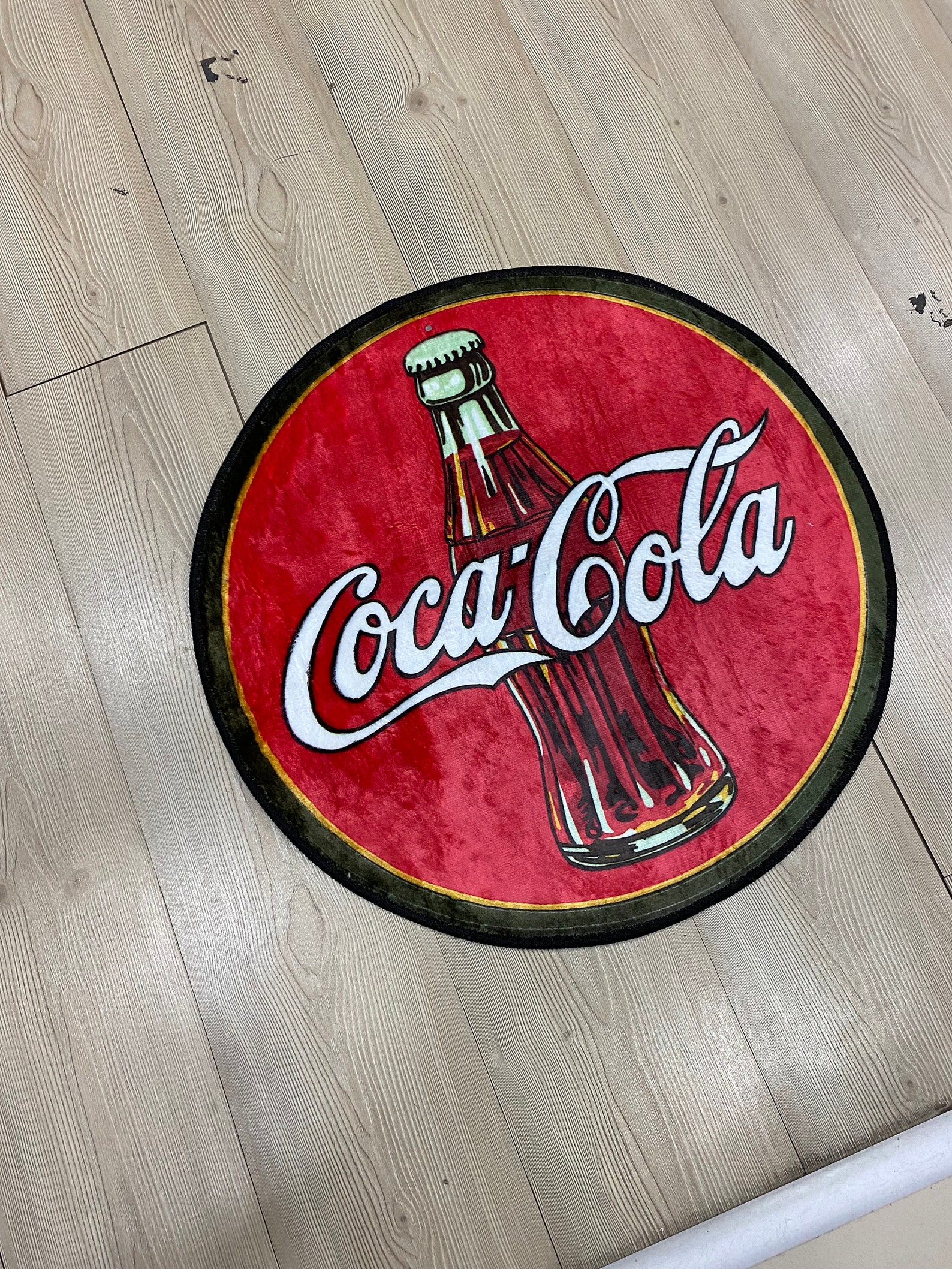Coca Cola Rug Red Carpet Round Rug Home Decor Carpet Rugs Etsy