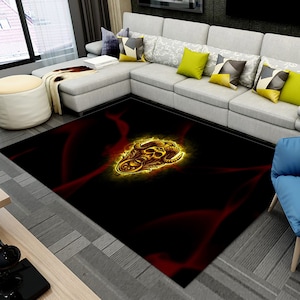 Skull Rug, Devil Rug, Aesthetic Rug,  Home Decor Rug, Colorful Rug, Carpet, Rug Runner, Rugarts, Rugs for Bedroom